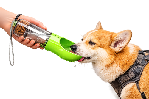 Nubbo — Borraccia da viaggio 3-in-1 per cani